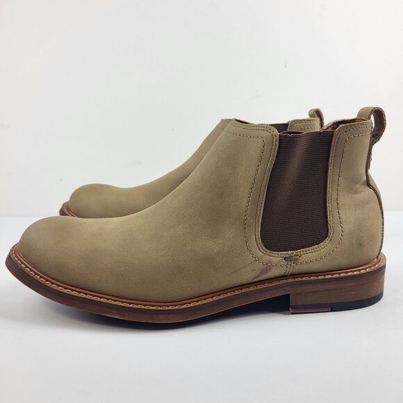 MADDEN by Steve Madden Estiban Men\'s Classic Chelsea Ankle Boots Taupe Size 8 main image 12